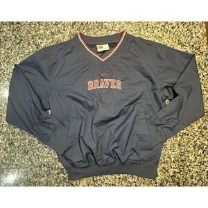 Atlanta Braves Men's Nike Jacket Center Swoosh M